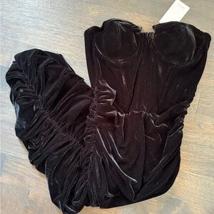 Black Velvet Lovers + Friends dress NWT